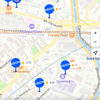 Накрутка рейтинга ПВЗ OZON