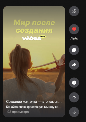 Лайки на публикацию wibes